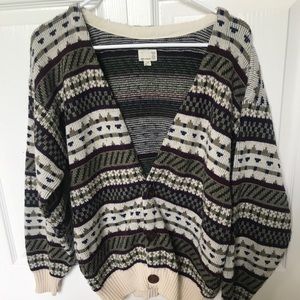 UO vintage grandpa style cardigan